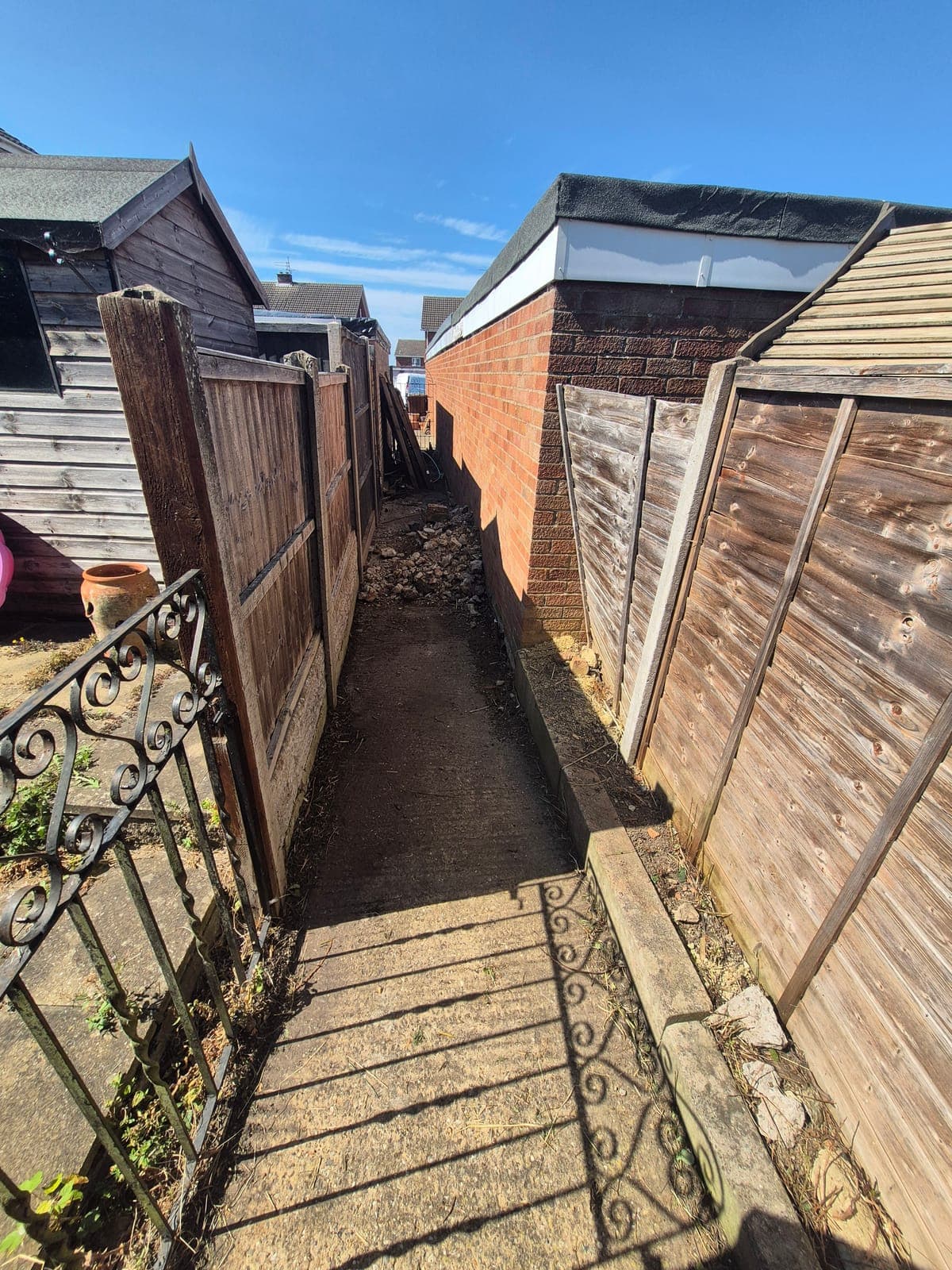 Side path clearance, Lincoln after Spade & Blade sorted it