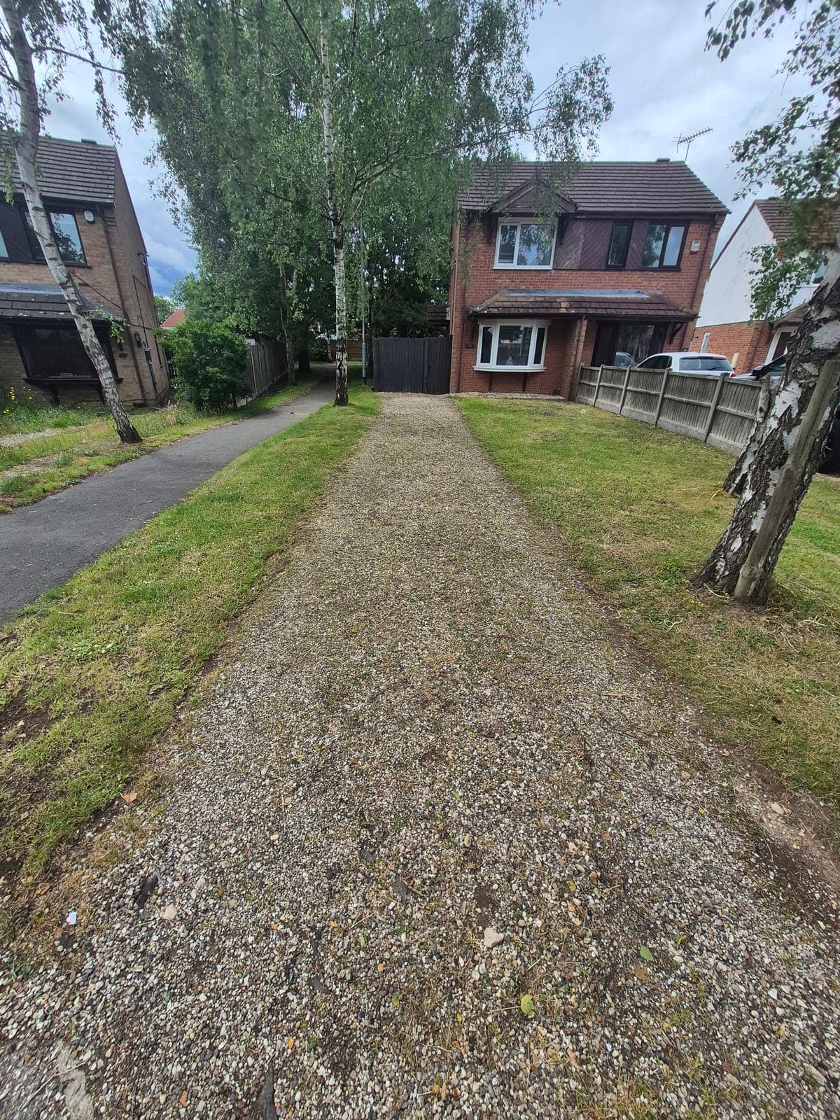 Front lawn and driveway edges, Lincoln after Spade & Blade sorted it